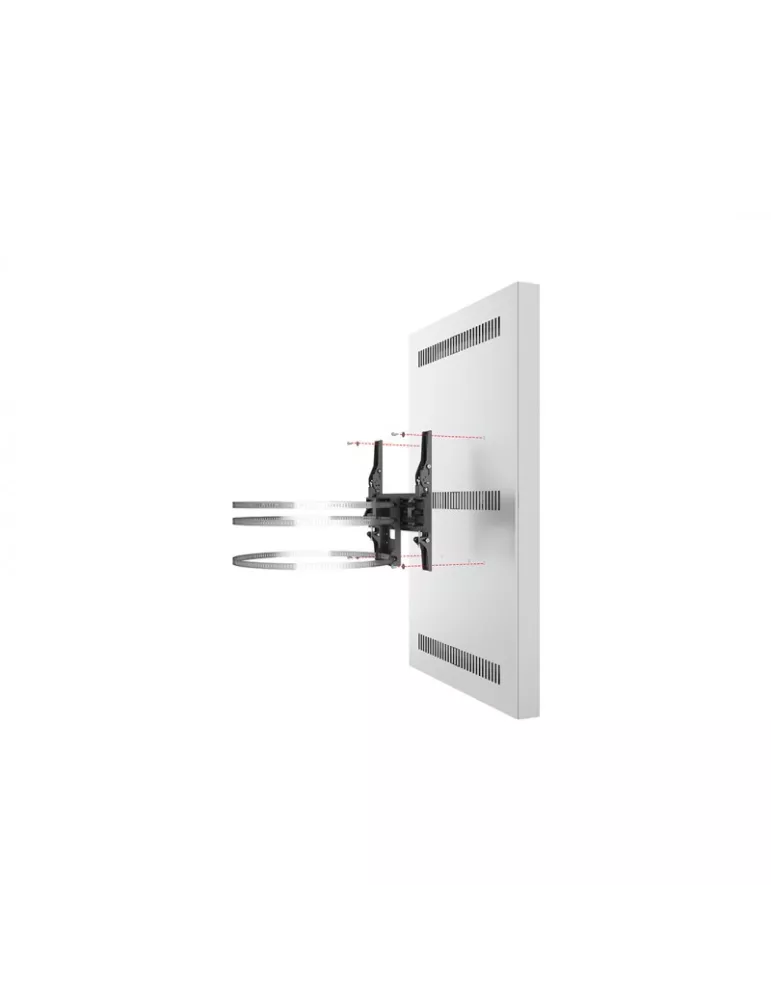 MULTIBRACKETS 4554 Caisson colonne Multibrackets Enclosure 55" Column Medium Blanc - écran 55" VESA Max 600x400