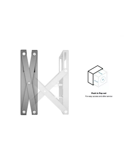 MULTIBRACKETS 0952 Wandhalterung Multibrackets Public Video Wall Mount Push X Small - Bildschirm 13 -32  VESA Max 100x100 MULT