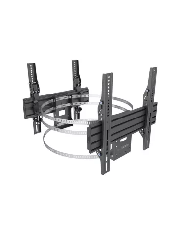 MULTIBRACKETS 3076 Support mural double affichage Multibrackets Wallmount Column Dual - 2 écrans 32"-65" VESA Max 400x400