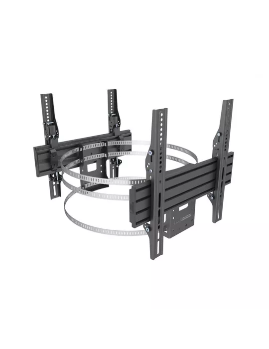 MULTIBRACKETS 3076 Support mural double affichage Multibrackets Wallmount Column Dual - 2 écrans 32"-65" VESA Max 400x400