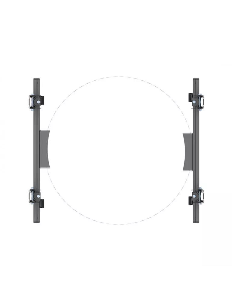 MULTIBRACKETS 3076 Support mural double affichage Multibrackets Wallmount Column Dual - 2 écrans 32"-65" VESA Max 400x400