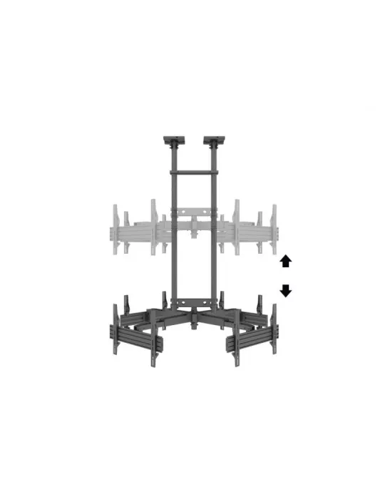 MULTIBRACKETS 8878 Ceiling mount Multibrackets MBC4UHD Ceiling Mount Pro - 4 screens 50 -75  VESA Max 600x400 MULTIBRACKETS MU