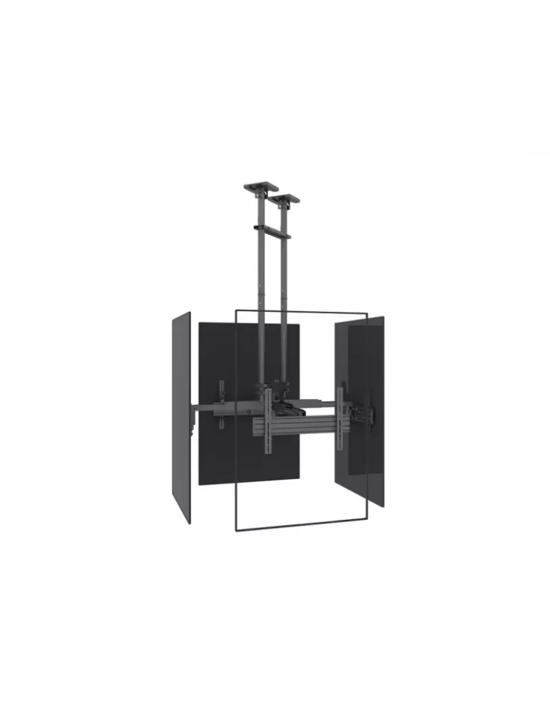 MULTIBRACKETS 8878 Support plafond Multibrackets MBC4UHD Ceiling Mount Pro - 4 écrans 50"-75" VESA Max 600x400