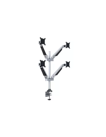 MULTIBRACKETS 7228 Support de table quadruple Multibrackets Gas Lift Arm Quad pour écran 15 - 32  Charge 10Kg Vesa Max 100x100