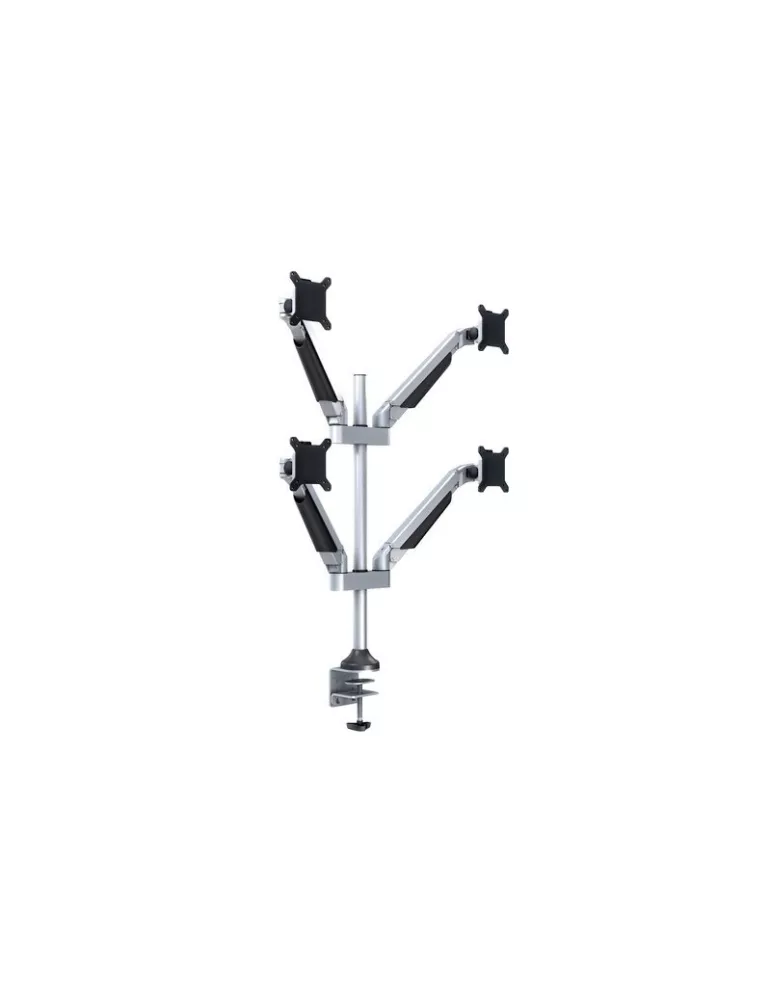 MULTIBRACKETS 7228 Support de table quadruple Multibrackets Gas Lift Arm Quad pour écran 15"- 32" Charge 10Kg Vesa Max 100x100