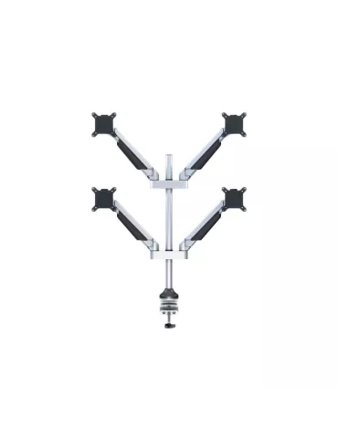 MULTIBRACKETS 7228 Tischständer vierfach Multibrackets Gas Lift Arm Quad für 15 -32  Bildschirm Belastung 10Kg Vesa Max 100x10 2