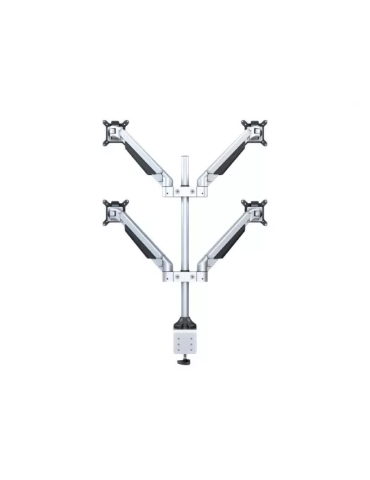 MULTIBRACKETS 7228 Support de table quadruple Multibrackets Gas Lift Arm Quad pour écran 15 - 32  Charge 10Kg Vesa Max 100x100