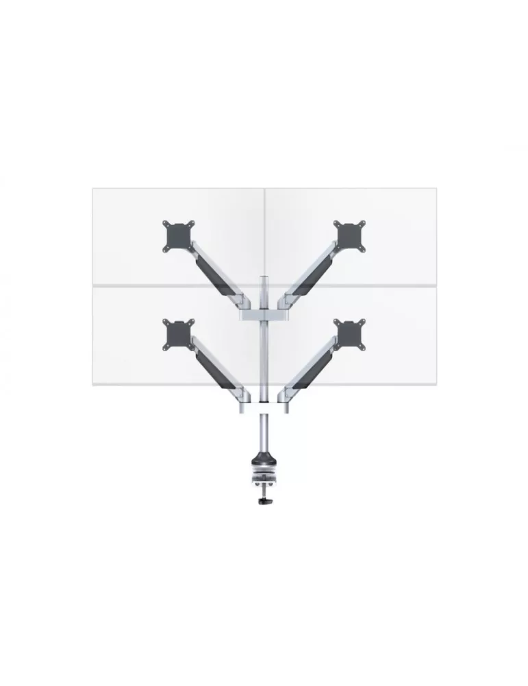 MULTIBRACKETS 7228 Multibrackets Brazo elevador de gas Soporte de mesa cuádruple para pantallas de 15 - 32  Carga 10Kg Vesa Ma