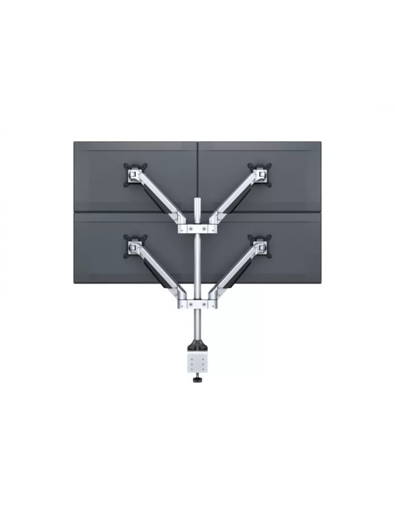 MULTIBRACKETS 7228 Support de table quadruple Multibrackets Gas Lift Arm Quad pour écran 15 - 32  Charge 10Kg Vesa Max 100x100