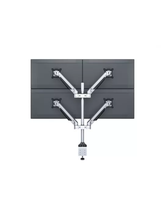 MULTIBRACKETS 7228 Support de table quadruple Multibrackets Gas Lift Arm Quad pour écran 15"- 32" Charge 10Kg Vesa Max 100x100