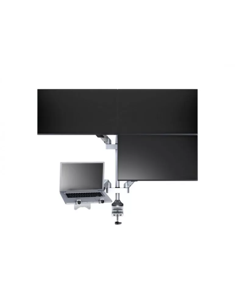 MULTIBRACKETS 7228 Support de table quadruple Multibrackets Gas Lift Arm Quad pour écran 15 - 32  Charge 10Kg Vesa Max 100x100