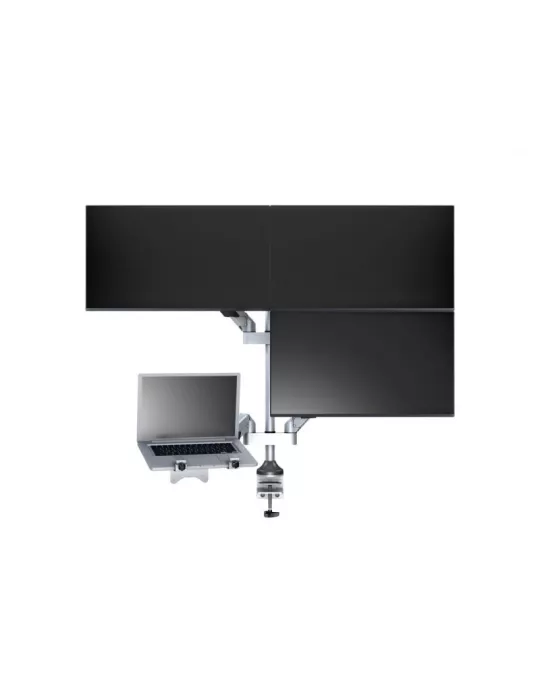 MULTIBRACKETS 7228 Support de table quadruple Multibrackets Gas Lift Arm Quad pour écran 15 - 32  Charge 10Kg Vesa Max 100x100