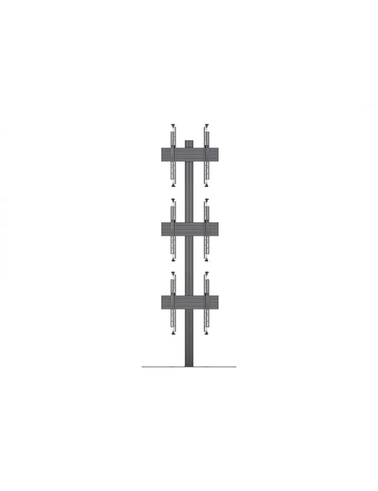 MULTIBRACKETS 6757 Bodenständer Multibrackets Floorstand Column Pro MBFSC3U 270 - 3 Bildschirme 40 -65  VESA Max 400x400 MULTI
