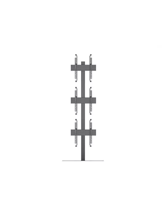 MULTIBRACKETS 6757 Soporte sol Multibrackets Columna de pie Pro MBFSC3U 270 - 3 pantallas 40 -65  VESA Max 400x400 MULTIBRACKE
