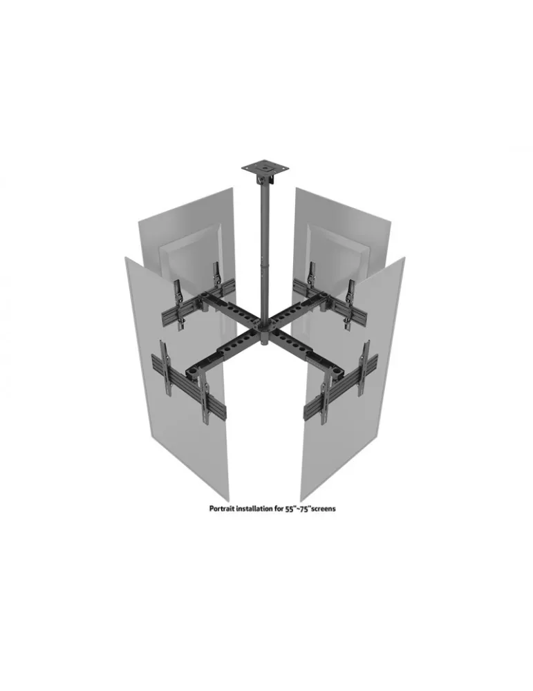 MULTIBRACKETS 3538 Support plafond Multibrackets Ceiling Mount PRO MBC4U VESA 600x400 REF  MULTIBRACKETS MUL3538 | MusicGoodDe