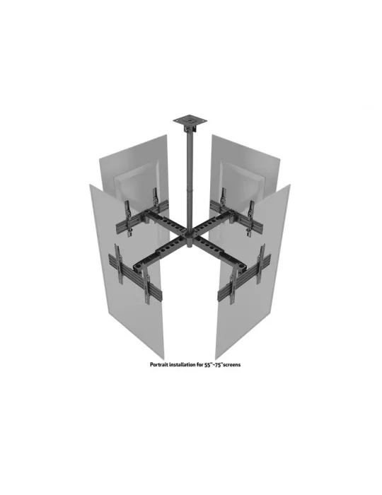 MULTIBRACKETS 3538 Support plafond Multibrackets Ceiling Mount PRO MBC4U VESA 600x400 REF  MULTIBRACKETS MUL3538 | MusicGoodDe