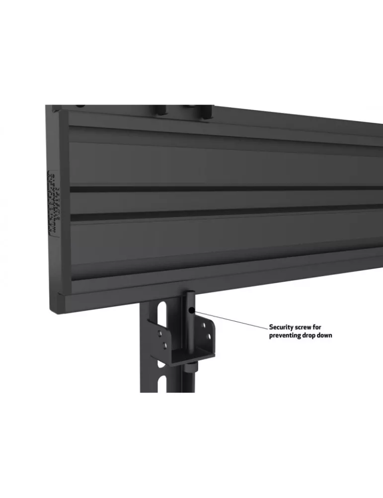 MULTIBRACKETS 6621 Support mural Multibrackets Collaboration Side by Side with brackets - 2 écrans 32"-65" VESA Max 400x400