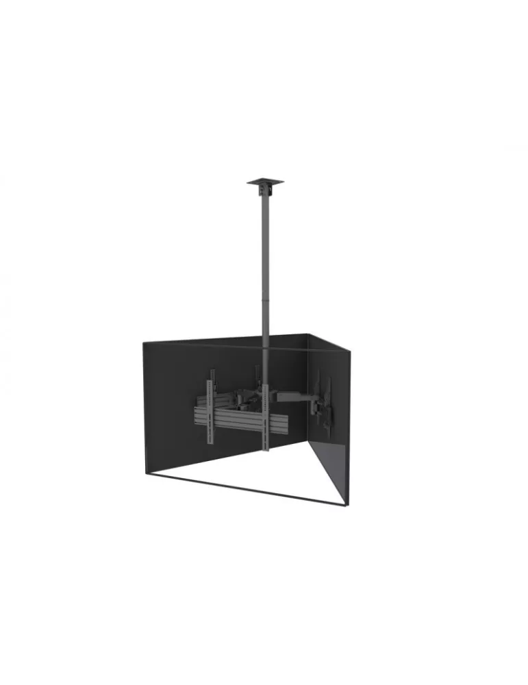 MULTIBRACKETS 8861 Ceiling mount Multibrackets MBC3UHD Ceiling Mount Pro - 3 screens 50 -75  VESA Max 600x400 MULTIBRACKETS MU
