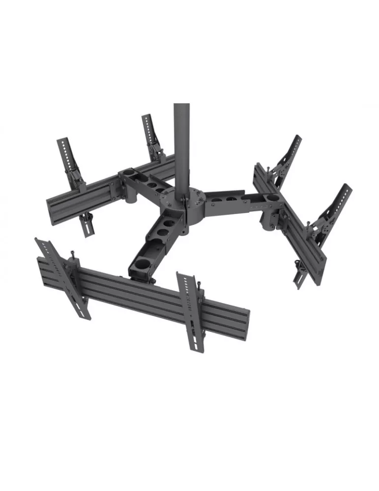 MULTIBRACKETS 8861 Support plafond Multibrackets MBC3UHD Ceiling Mount Pro - 3 écrans 50"-75" VESA Max 600x400