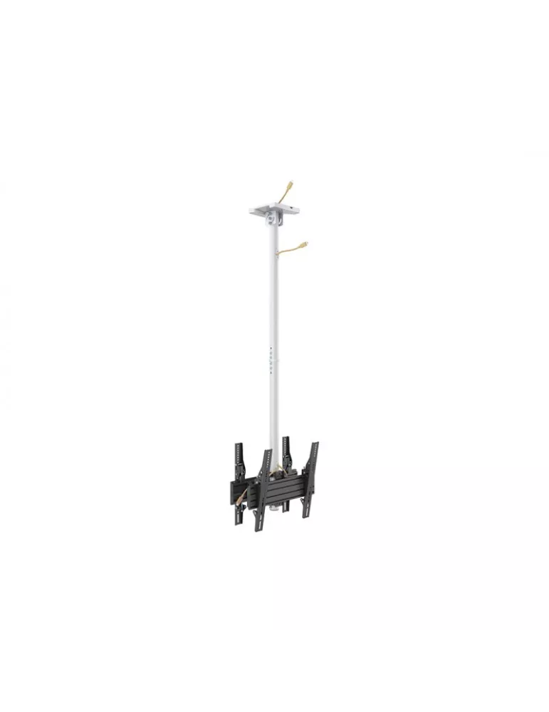 MULTIBRACKETS 8652 Soporte plafond Multibrackets Soporte de techo Pro MBC1UX2 Blanco - 2 pantallas 32 -75  VESA Max 400x400 MU