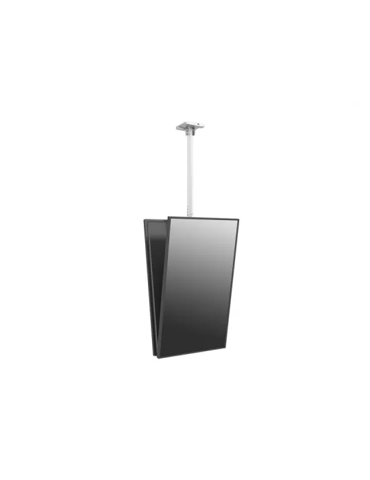 MULTIBRACKETS 8652 Support plafond Multibrackets Ceiling Mount Pro MBC1UX2 Blanc - 2 écrans 32"-75" VESA Max 400x400