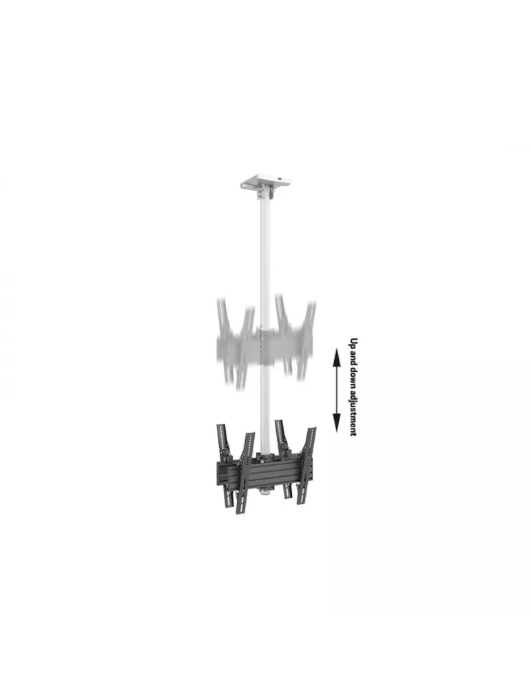 MULTIBRACKETS 8652 Support plafond Multibrackets Ceiling Mount Pro MBC1UX2 White - 2 screens 32 -75  VESA Max 400x400 MULTIBRA