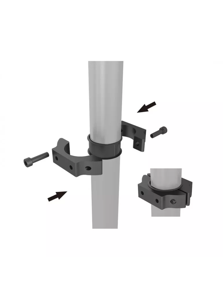 MULTIBRACKETS 8652 Support plafond Multibrackets Ceiling Mount Pro MBC1UX2 White - 2 screens 32 -75  VESA Max 400x400 MULTIBRA