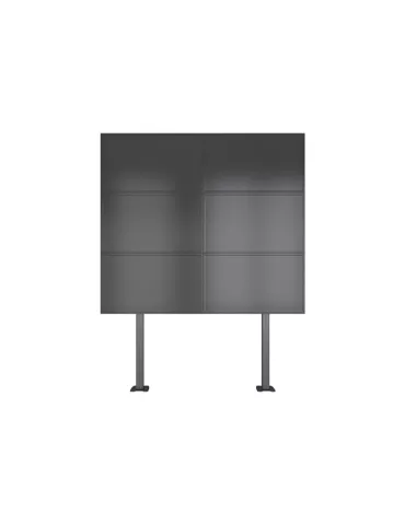MULTIBRACKETS 3410 Support sol a fixer pour mur vidéo Multibrackets Floormount Column Pro 2x3 270 - 6 écrans 32-65" VESA Max 60 2