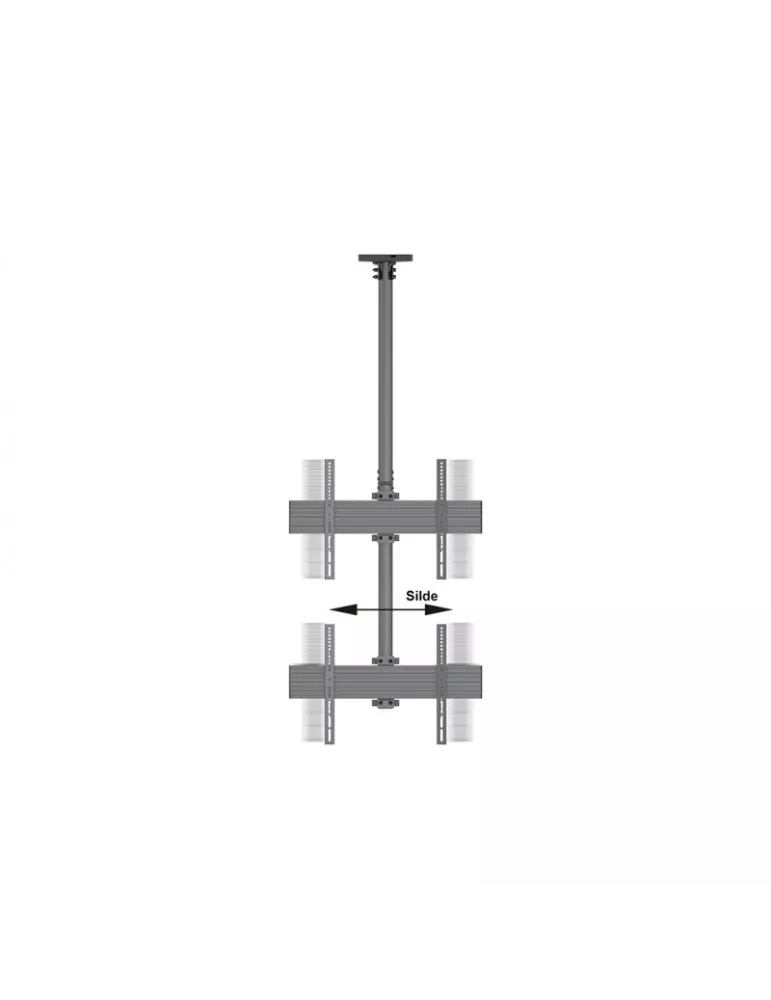 MULTIBRACKETS 3545 Support plafond Multibrackets MBC2U Ceiling Mount Pro - 2 écrans 40"-65" VESA Max 600x400