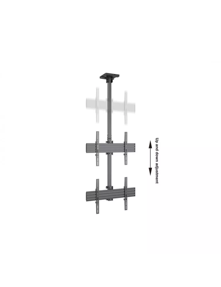 MULTIBRACKETS 3545 Support plafond Multibrackets MBC2U Ceiling Mount Pro - 2 écrans 40"-65" VESA Max 600x400