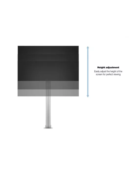 MULTIBRACKETS 2246 Soporte sol a fijador Multibrackets Public Display Stand 210 HD Single Silver Floormount - pantalla 55 -80