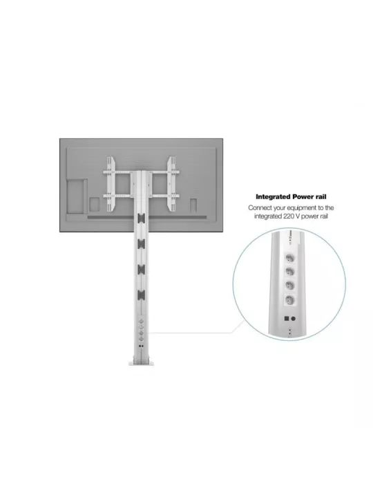 MULTIBRACKETS 2246 Bodenständer zum Befestigen Multibrackets Public Display Stand 210 HD Single Silver Floormount - Bildschirm