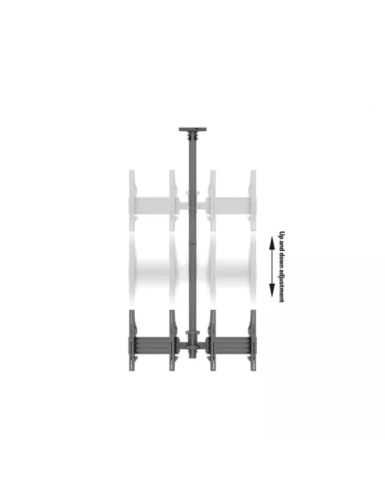 MULTIBRACKETS 2468 Deckenhalterung 2 Leinwände Multibrackets MBC2UPV 400 Ceiling Mount Pro - 46  65  VESA Max 400x400 MULTIBRA