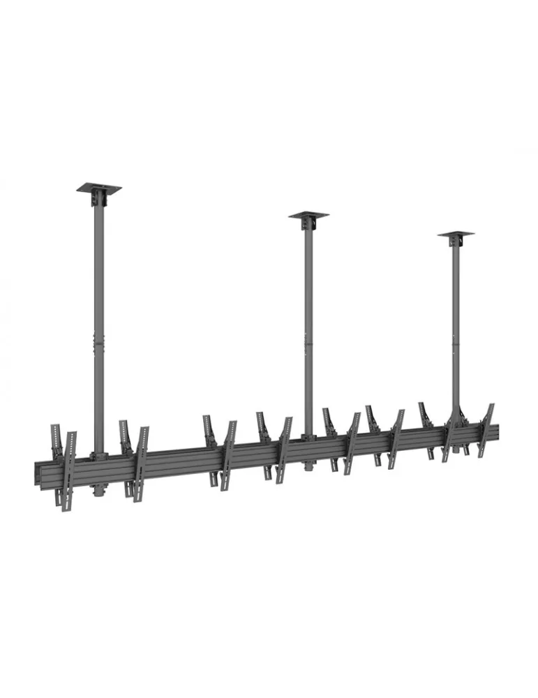 MULTIBRACKETS 3514 Soporte de techo de doble cara Multibrackets MBC4X1U2 Soporte de techo Pro - 8 pantallas 40 -65  VESA Max 6