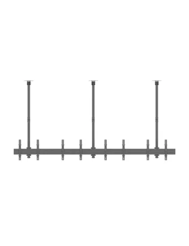 MULTIBRACKETS 3514 Support plafond double face Multibrackets MBC4X1U2 Ceiling Mount Pro - 8 écrans 40"-65" VESA Max 600x400 2