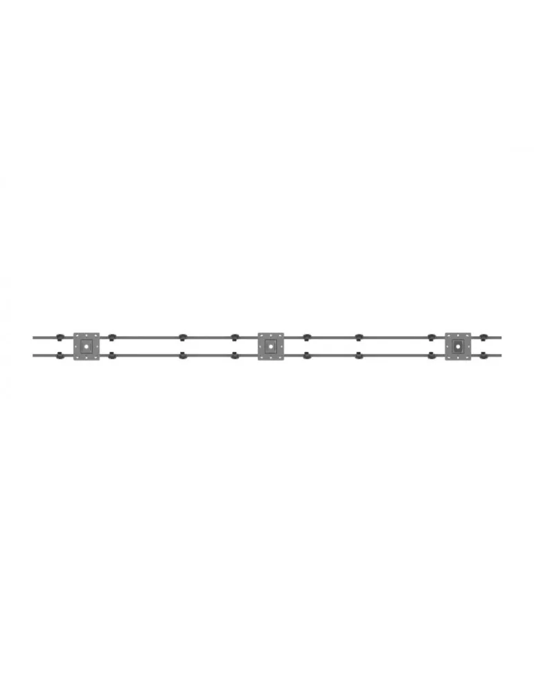 MULTIBRACKETS 3514 Double-sided ceiling mount Multibrackets MBC4X1U2 Ceiling Mount Pro - 8 screens 40 -65  VESA Max 600x400 MU
