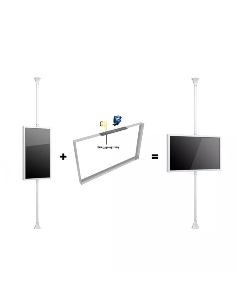 MULTIBRACKETS 1614 Landscape Installation Template Black MULTIBRACKETS MUL1614 | MusicGoodDeal