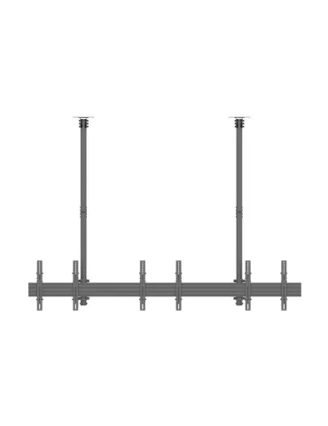 MULTIBRACKETS 3507 Soporte de techo de doble cara Multibrackets MBC3X1U2 Soporte de techo Pro - 6 pantallas 40 -65  VESA Max 6 2