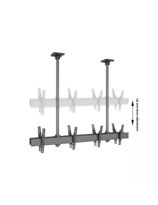 MULTIBRACKETS 3491 Double-sided ceiling mount Multibrackets MBC2X1U2 Ceiling Mount Pro - 4 screens 40 -65  VESA Max 600x400 MU