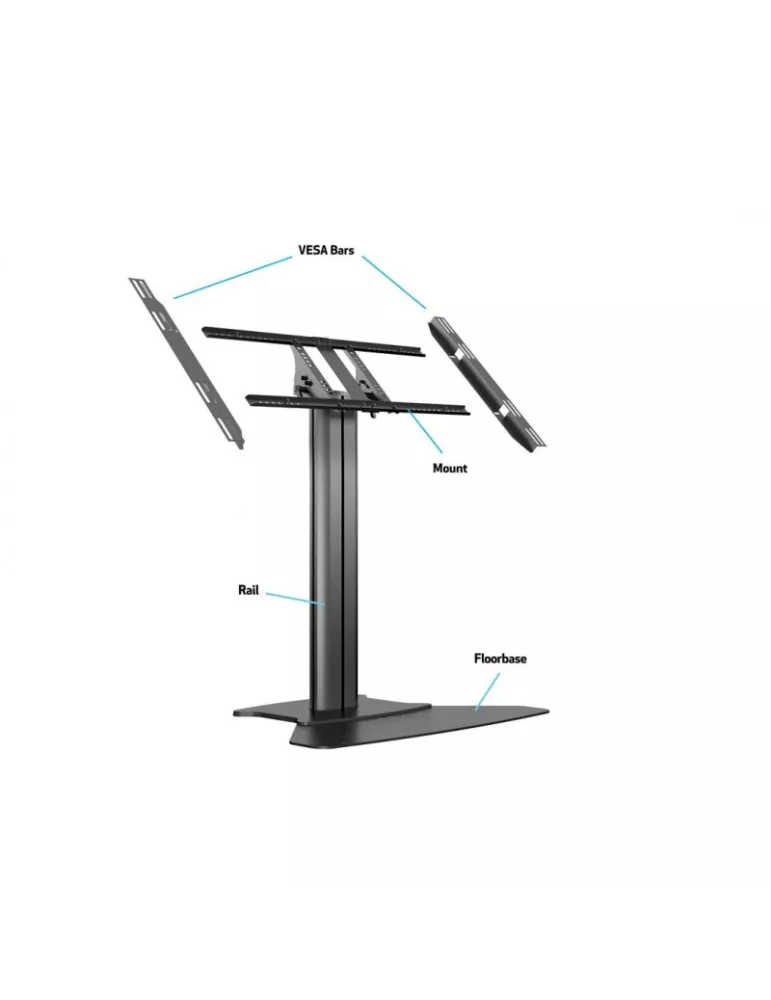 MULTIBRACKETS 7413 Support sol inclinable Multibrackets Public Display Stand 110HD 32-55   REF  MULTIBRACKETS MUL7413 | MusicG