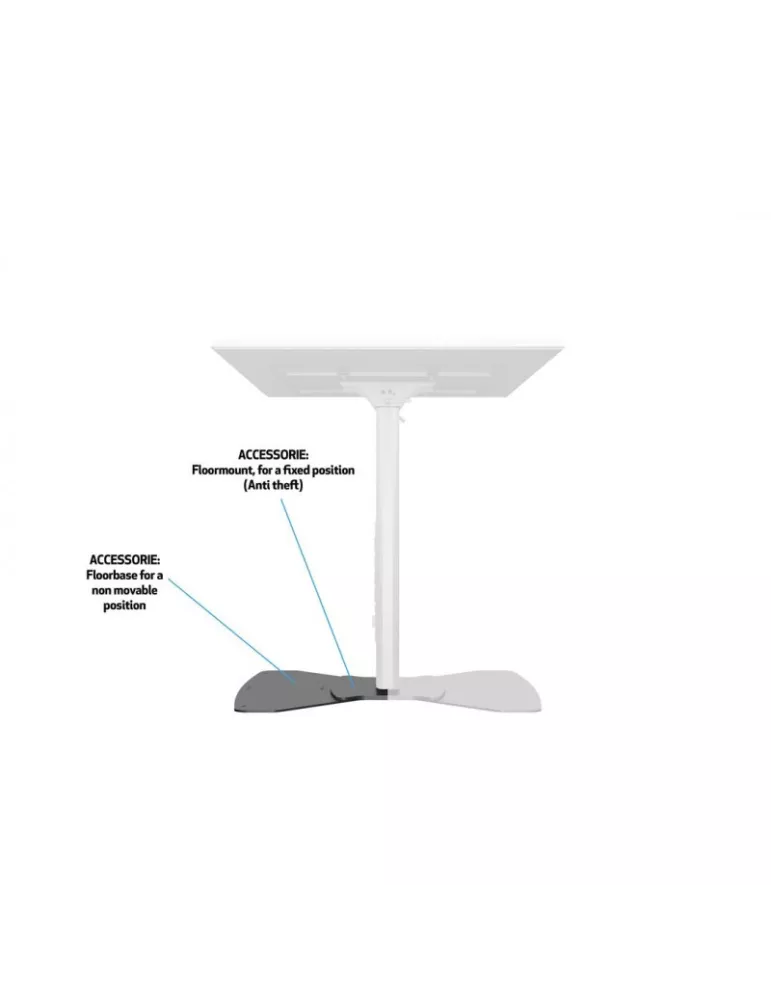 MULTIBRACKETS 7413 Support sol inclinable Multibrackets Public Display Stand 110HD 32-55   REF  MULTIBRACKETS MUL7413 | MusicG