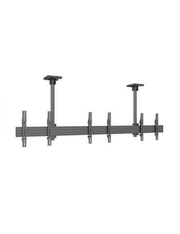 MULTIBRACKETS 3941 Menuboard ceiling mount Multibrackets MBC3X1U for 3 screens 40 -65  LCD VESA Max 600x400 MULTIBRACKETS MUL3