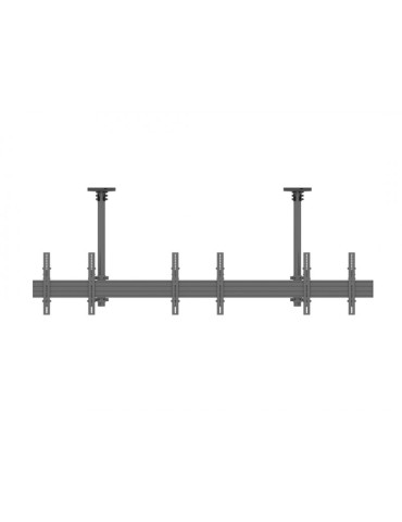 MULTIBRACKETS 3941 Menuboard ceiling mount Multibrackets MBC3X1U for 3 screens 40 -65  LCD VESA Max 600x400 MULTIBRACKETS MUL3 2