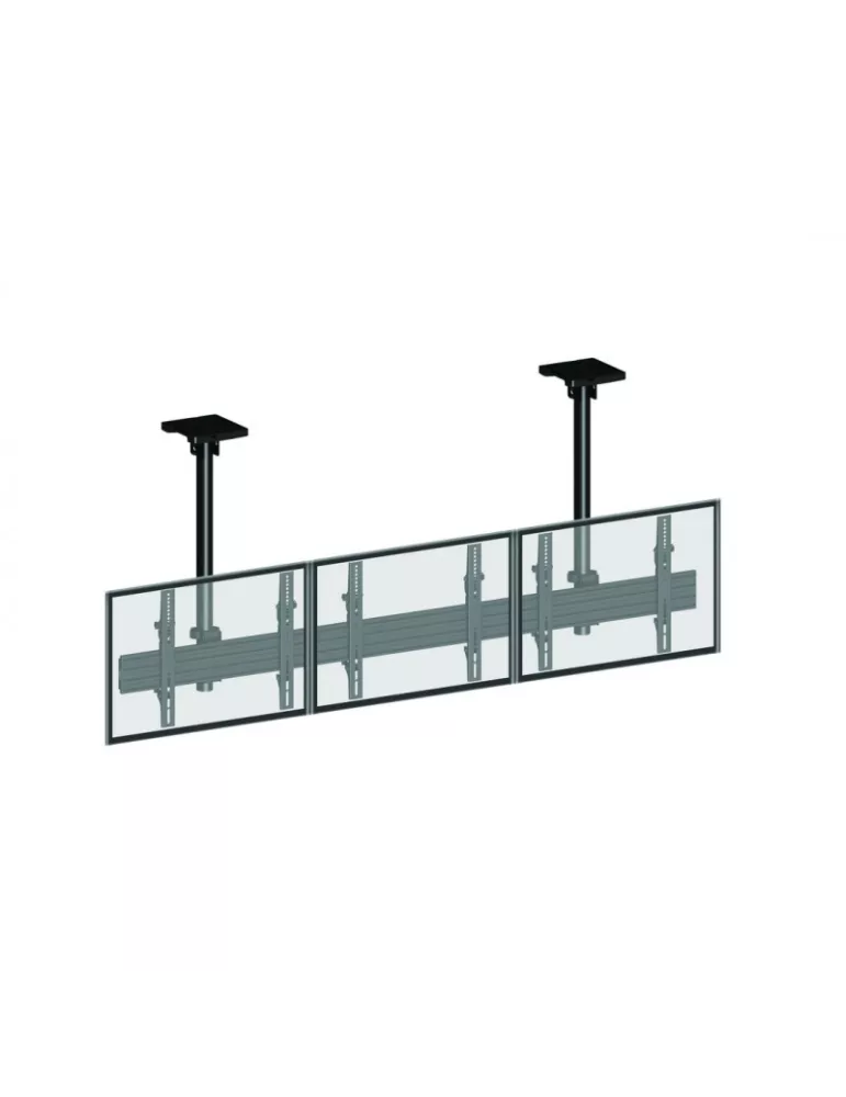 MULTIBRACKETS 3941 Menuboard ceiling mount Multibrackets MBC3X1U for 3 screens 40 -65  LCD VESA Max 600x400 MULTIBRACKETS MUL3