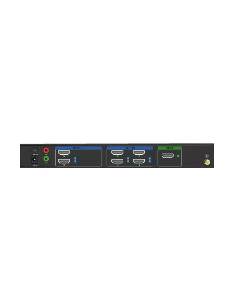 INFOBIT IWALL8K106 HDMI 8K30 Controlador de videowall iWall 8K106 para 6 pantallas con capacidad de conexión en cascada . INFO