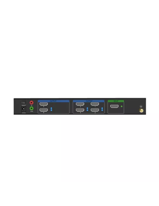 INFOBIT IWALL8K106 HDMI 8K30 Controlador de videowall iWall 8K106 para 6 pantallas con capacidad de conexión en cascada . INFO