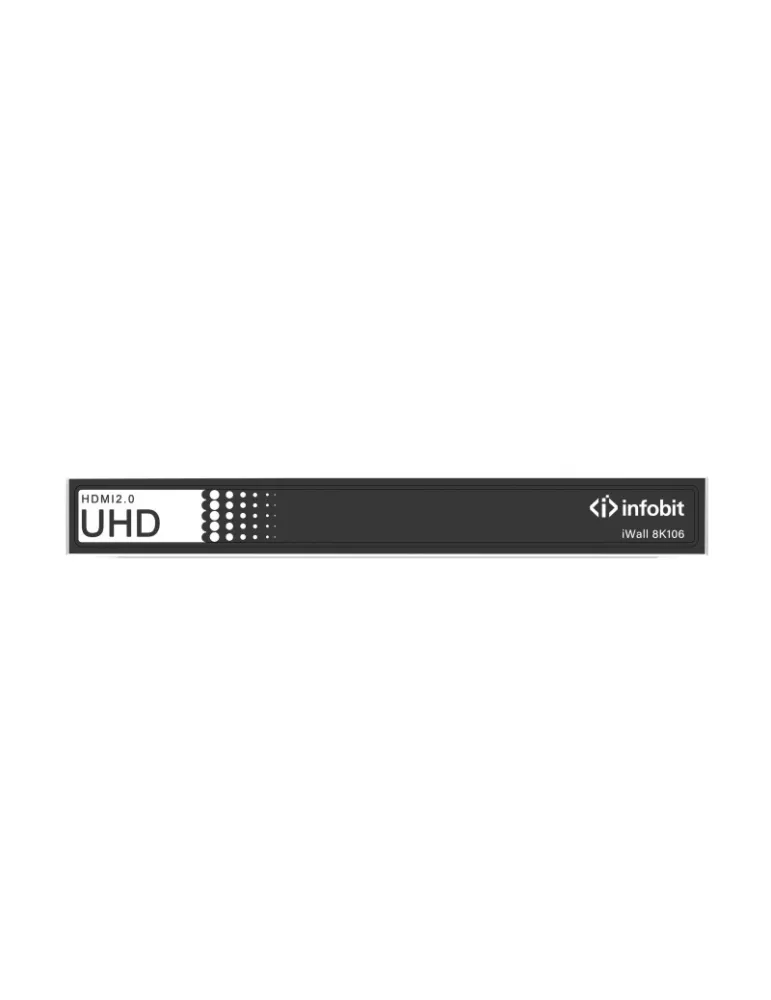 INFOBIT IWALL8K106 HDMI 8K30 Controlador de videowall iWall 8K106 para 6 pantallas con capacidad de conexión en cascada . INFO