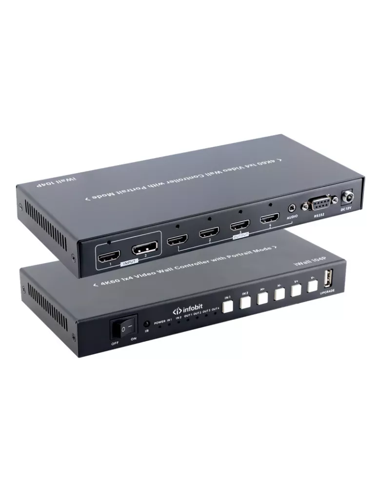 INFOBIT IWALL104P iWall 104P videowall controller with portrait mode support INFOBIT INFIWALL104P | MusicGoodDeal