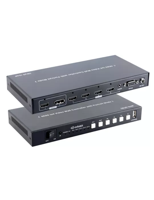 INFOBIT IWALL104P iWall 104P videowall controller with portrait mode support INFOBIT INFIWALL104P | MusicGoodDeal