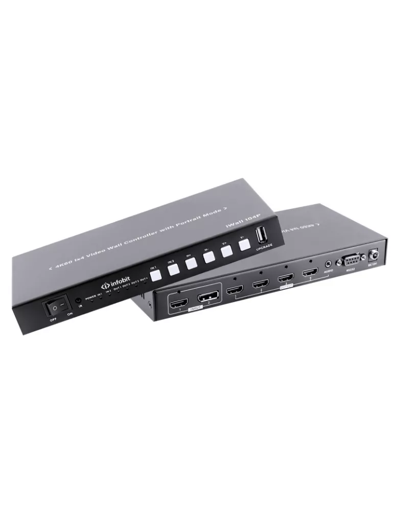 INFOBIT IWALL104P Videowall-Controller iWall 104P mit Portraitmodus-Unterstützung INFOBIT INFIWALL104P | MusicGoodDeal